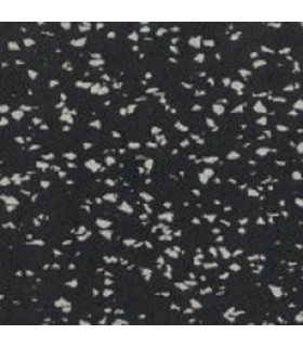 Pavimento de caucho para gimnasios Modelo Berlin negro y gris