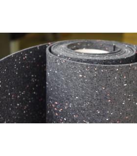 Pavimento de caucho antideslizante por metro lineal