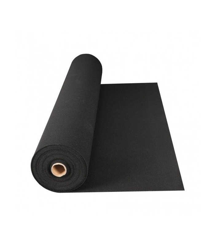 M2. Pavimento gimnasios de caucho reciclado 4mm negro