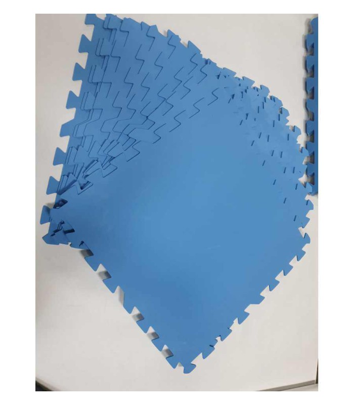 PACK ENTRENA- Alfombra Estera Protectora Estera 9 Piezas Goma Espuma 50x50cms de 4.5mm espesor Eva 2'25m2