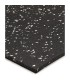 PAVIMENTO SPORT NEGRO PINTAS GRISES. ROLLOS CAUCHO GIMNASIO