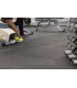Losas de caucho 1x1m y 10mm de espesor para gimnasio